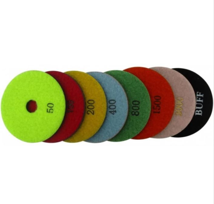 Corax Pro 23007 Gyémánt polírozó korong, nedves Ø100 mm 8 db-os készlet termék fő termékképe