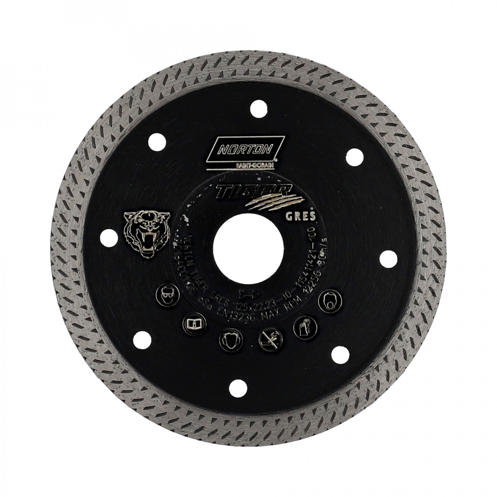 Norton Clipper Tiger Gres gyémánt vágókorong Ø125x22,23 mm termék fő termékképe