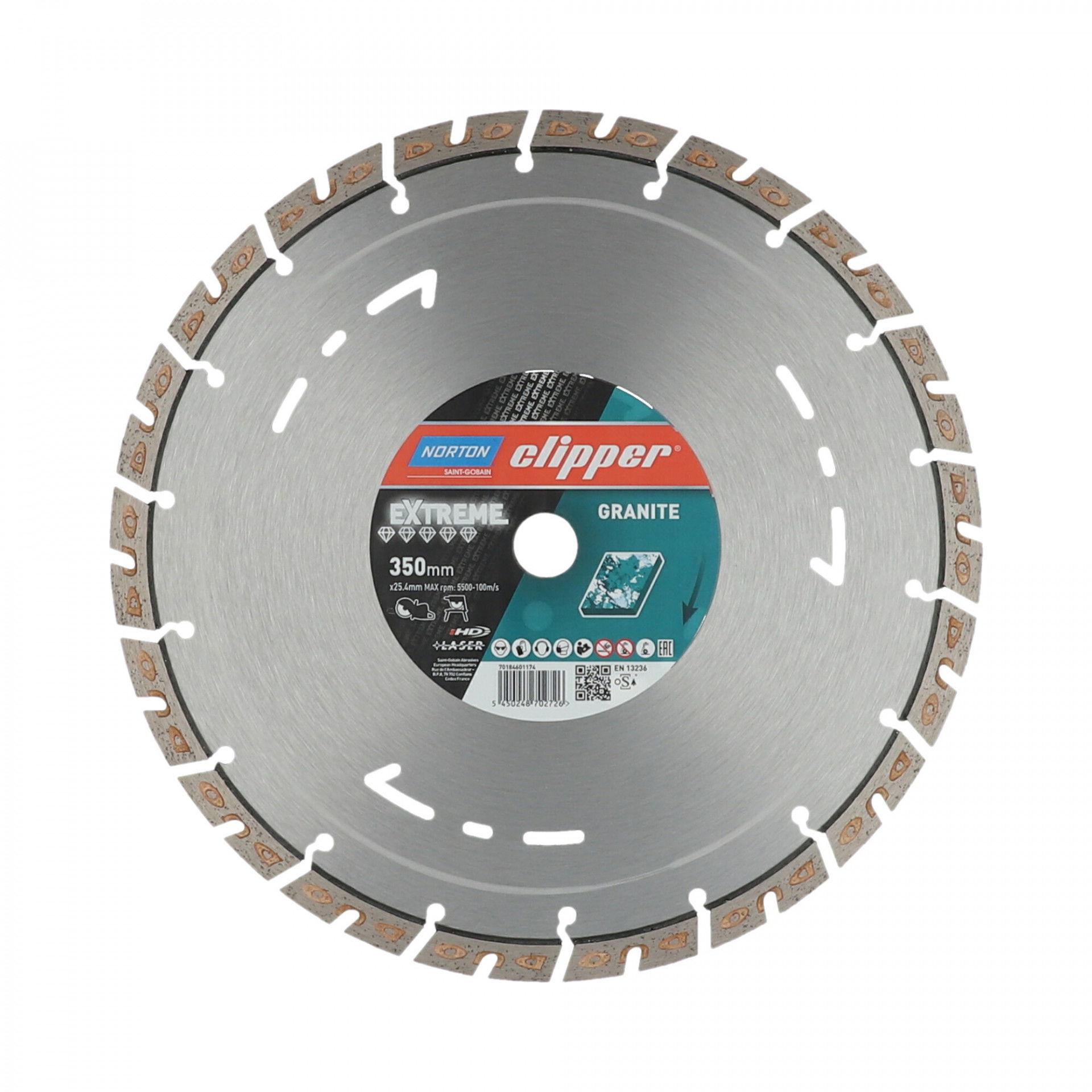 Norton Clipper Extreme Granite gyémánt vágókorong Ø350x20 mm termék fő termékképe