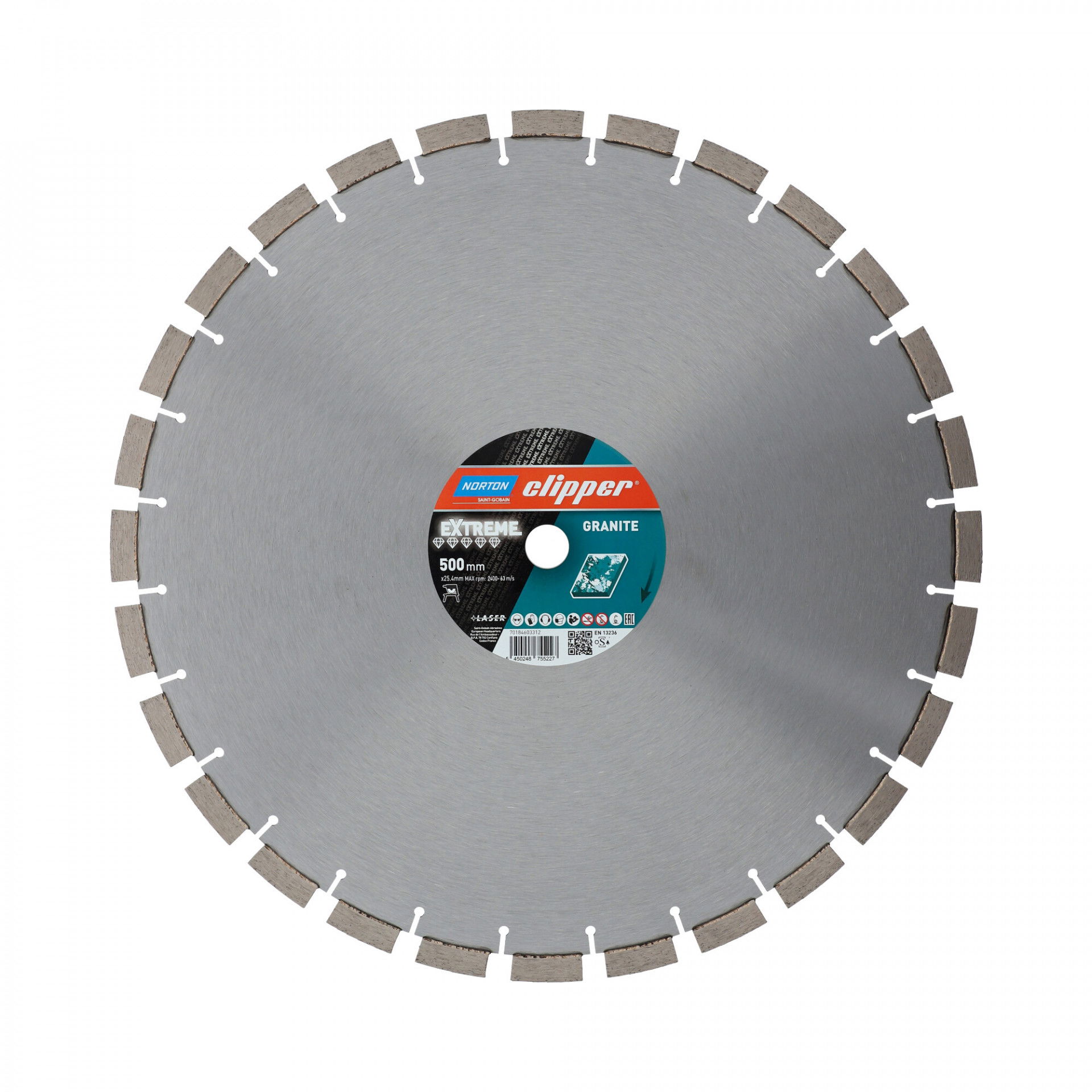 Norton Clipper Extreme Granite gyémánt vágókorong Ø500x25,4 mm termék fő termékképe