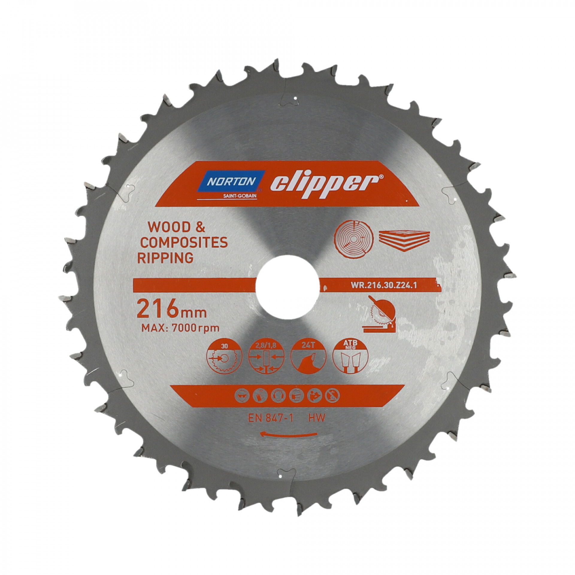 Norton Clipper Mitre körfűrészlap Ø216x30mm termék fő termékképe