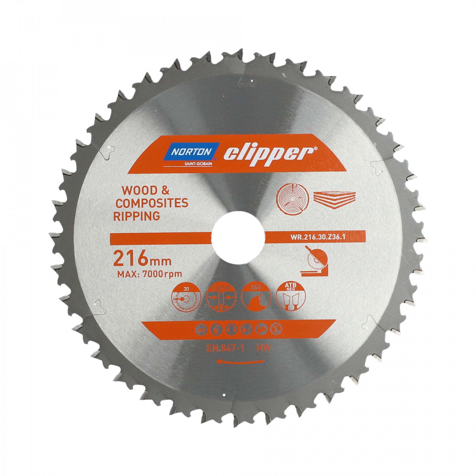 Norton Clipper Mitre körfűrészlap Ø216x30mm termék fő termékképe