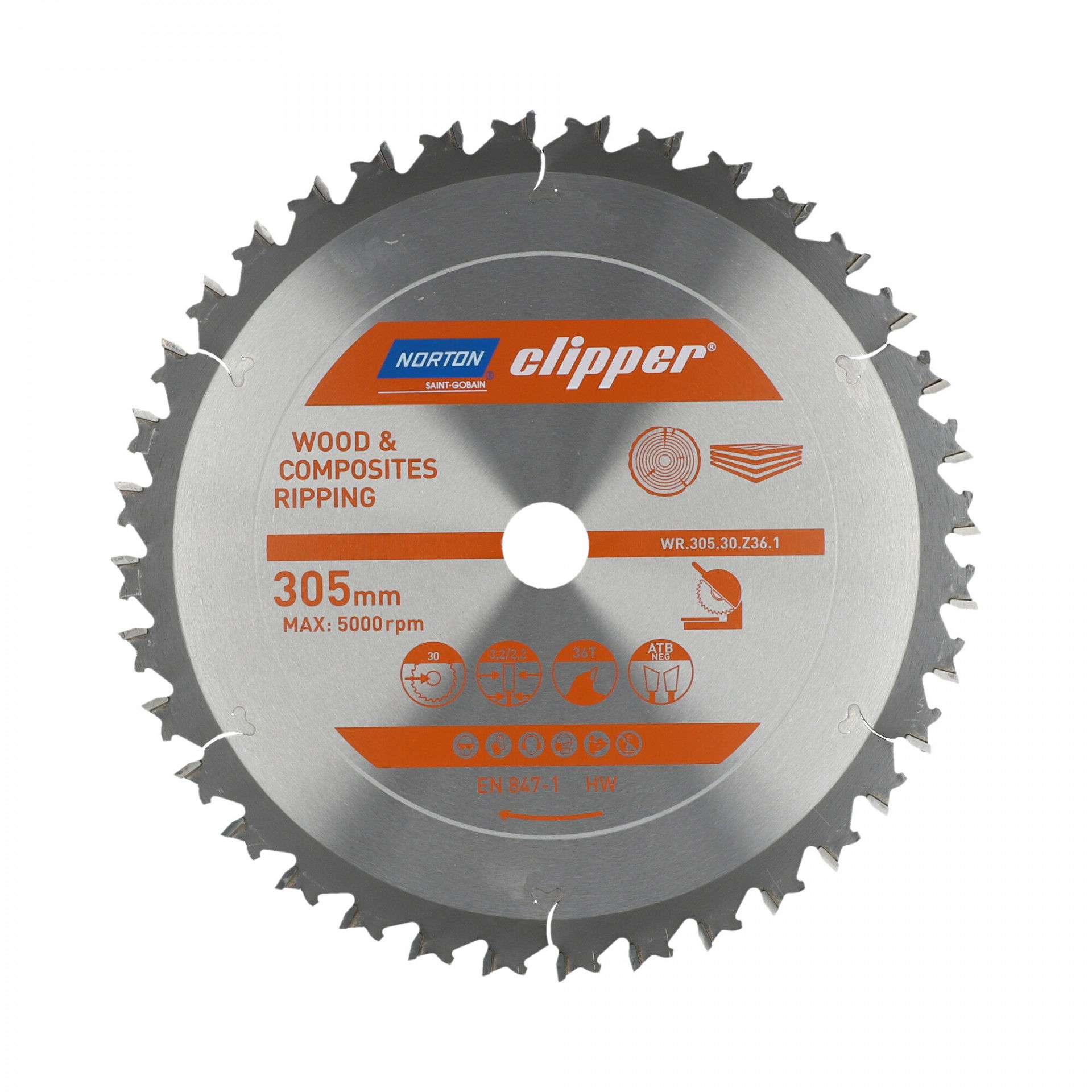 Norton Clipper Mitre körfűrészlap Ø305x30mm termék fő termékképe