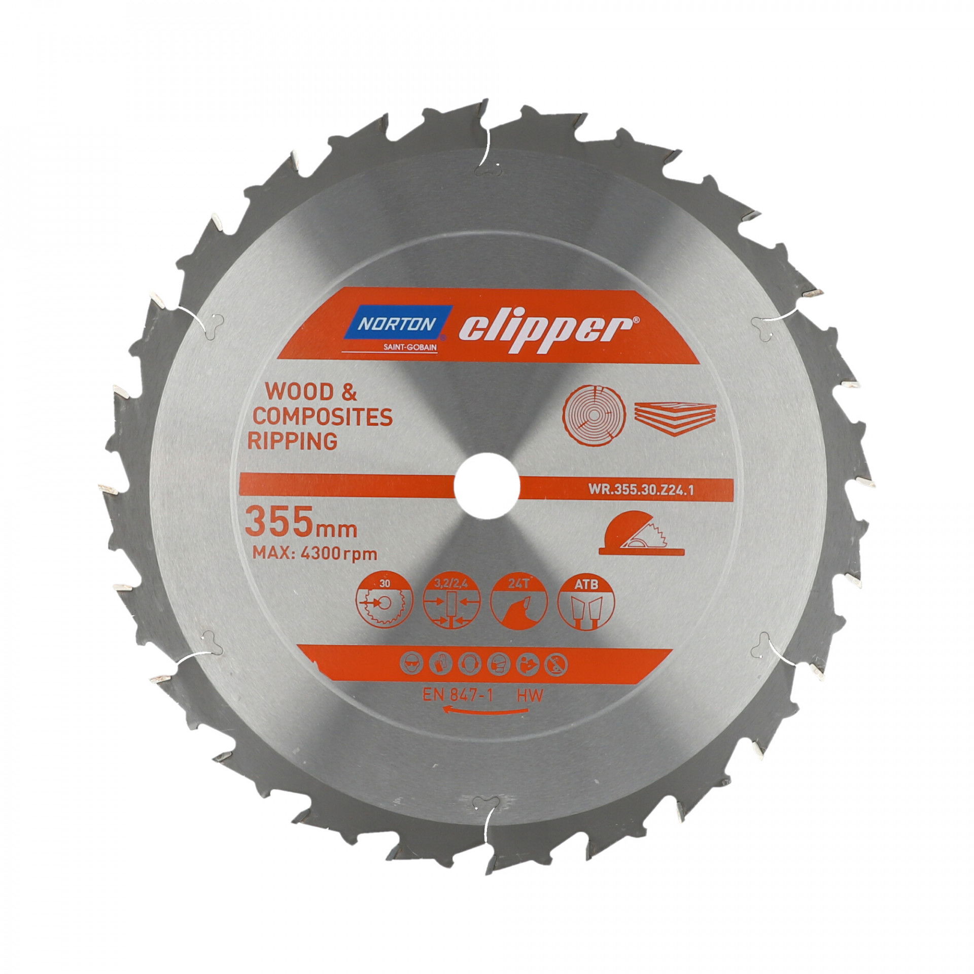 Norton Clipper Pro körfűrészlap Ø355x30mm termék fő termékképe