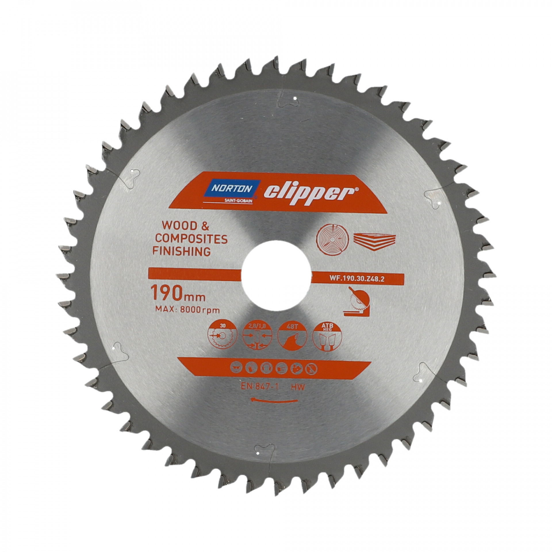 Norton Clipper Mitre körfűrészlap Ø190x30mm termék fő termékképe