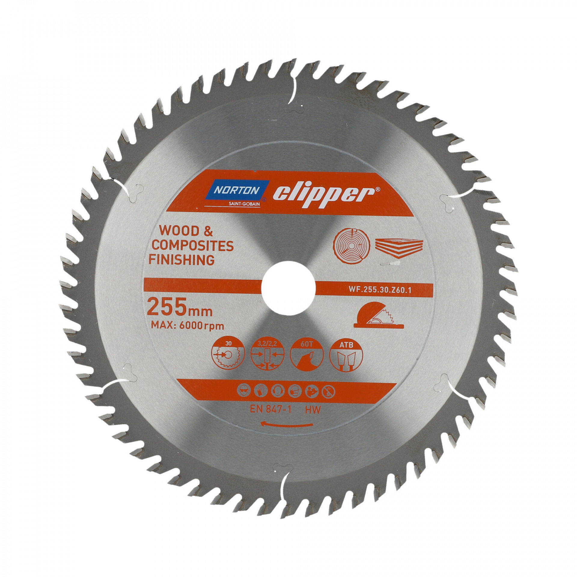 Norton Clipper Pro Wood Finishing körfűrészlap Ø250x30mm termék fő termékképe