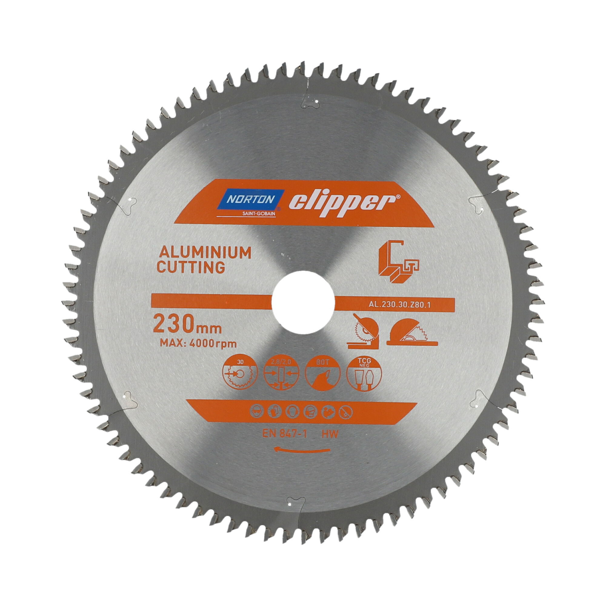 Norton Clipper Körfűrészlap Pro Aluminium Ø240x30 mm termék fő termékképe