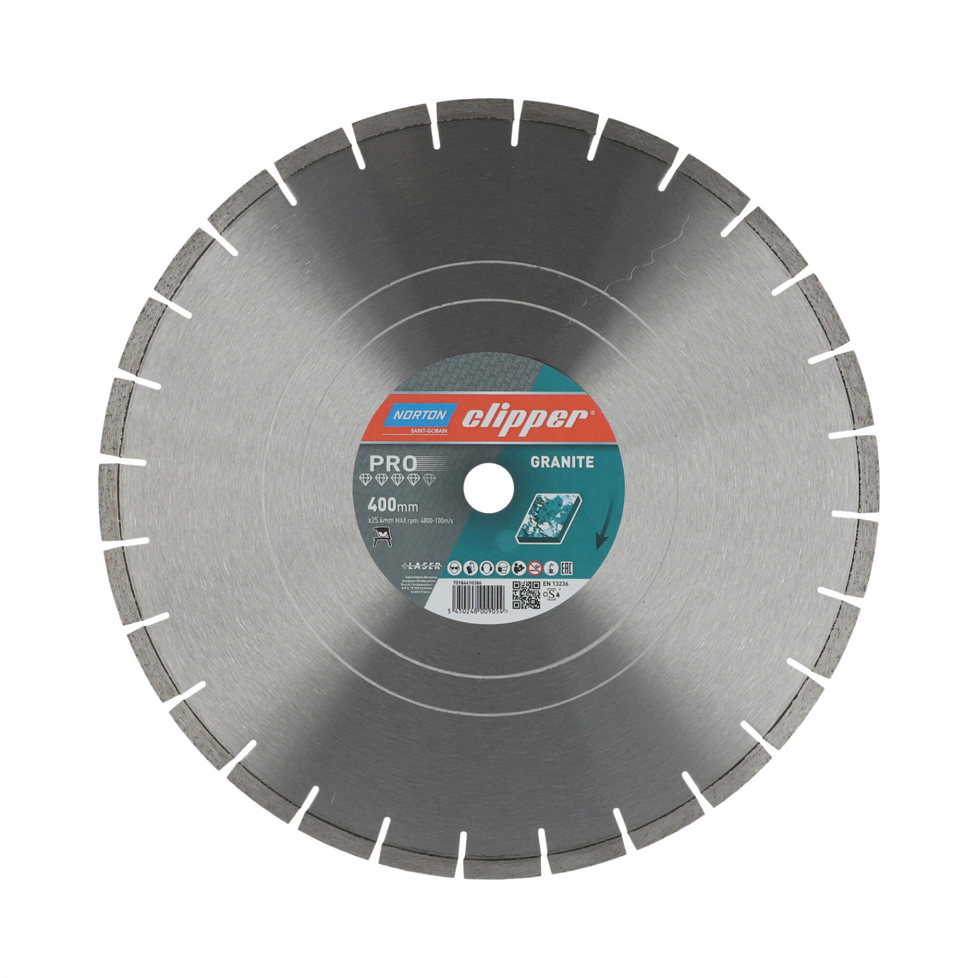 Norton Clipper Pro Granite gyémánt vágókorong Ø400x25,4 mm termék fő termékképe