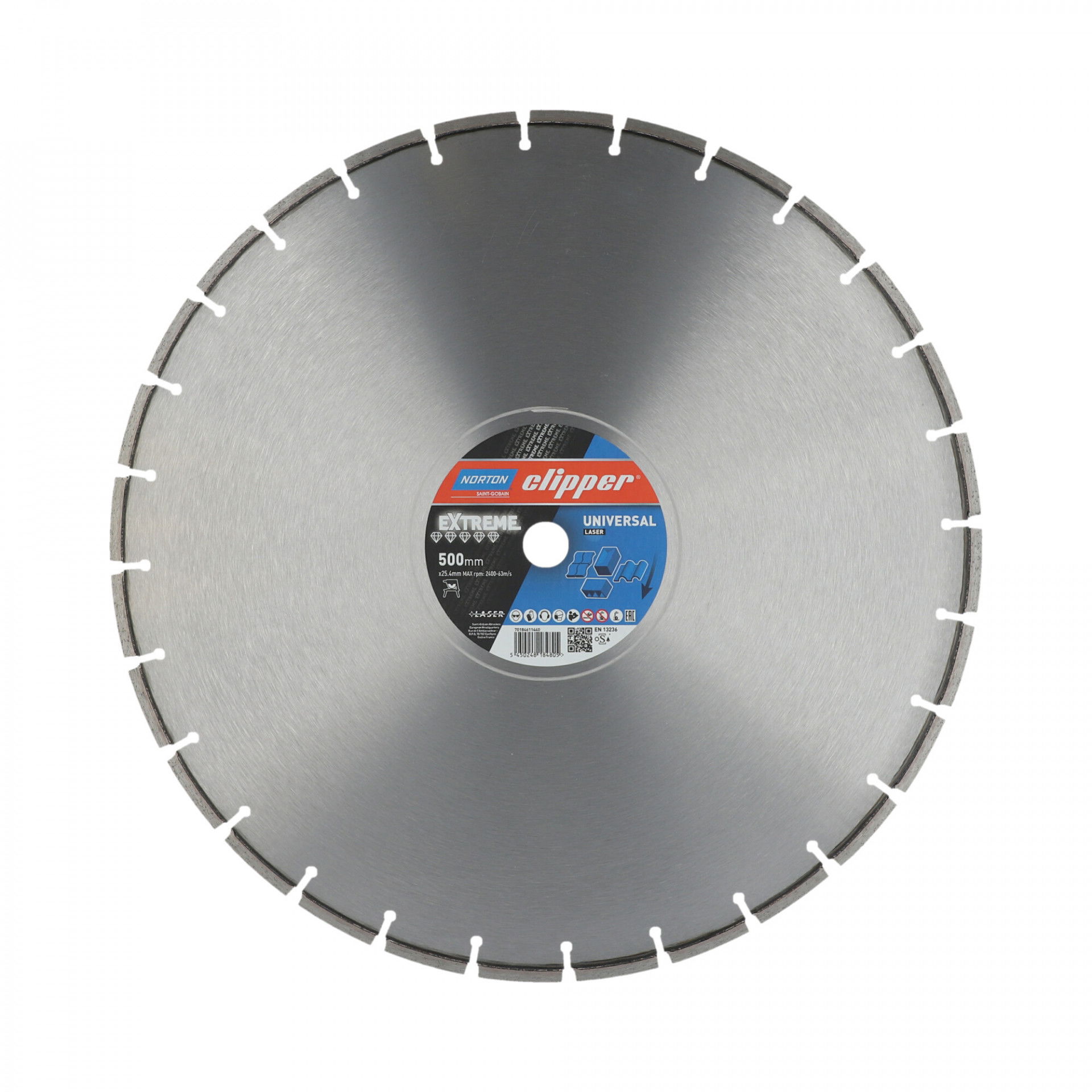 Norton Clipper Extreme Universal Laser gyémánt vágókorong Ø500x30/25,4 mm termék fő termékképe
