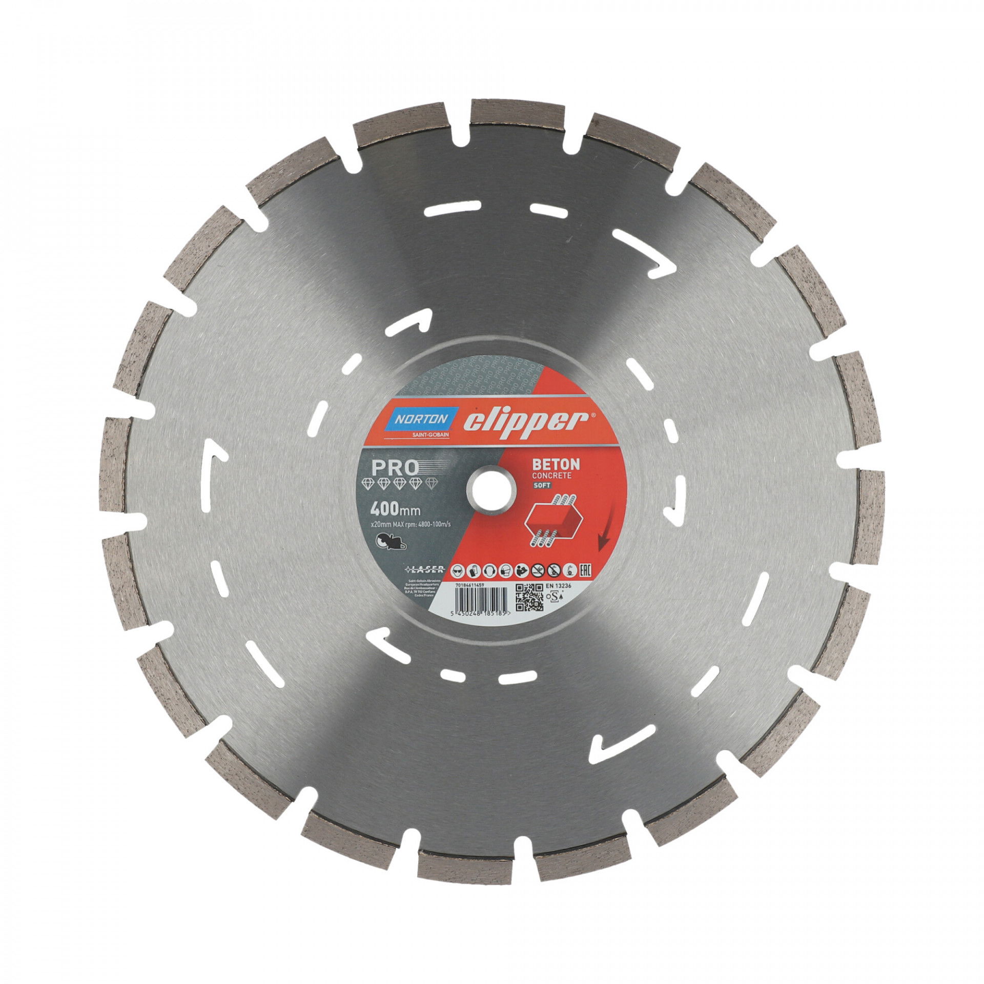 Norton Clipper Pro Beton Soft gyémánt vágókorong Ø400x20 mm termék fő termékképe