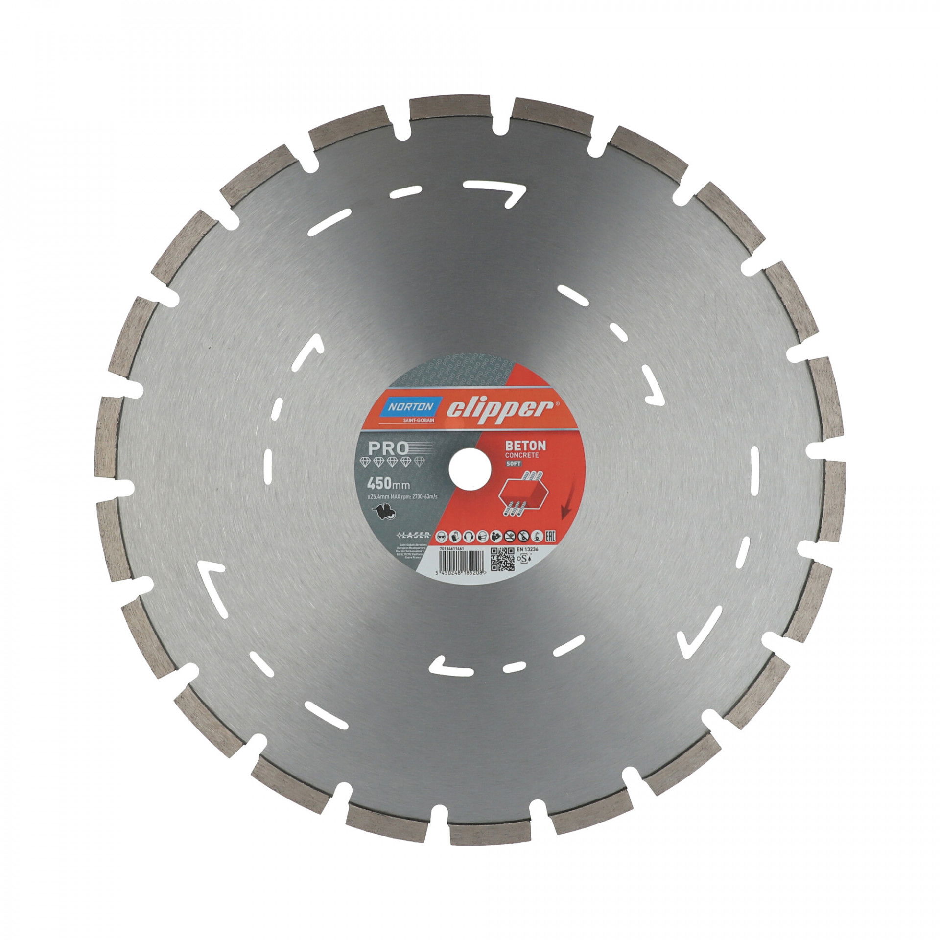 Norton Clipper Pro Beton Soft gyémánt vágókorong Ø450x25,4 mm termék fő termékképe