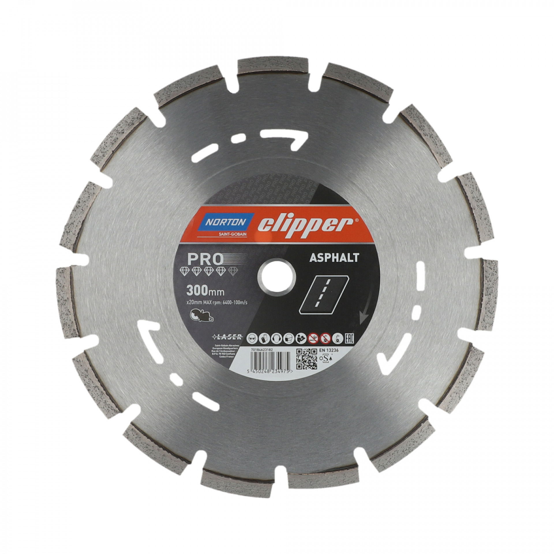 Norton Clipper Pro Asphalt gyémánt vágókorong Ø300x20 mm termék fő termékképe