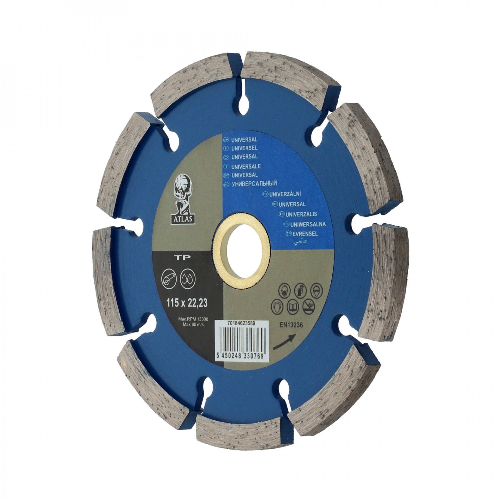 Atlas TP gyémánt vágókorong Ø115x22,23 mm termék fő termékképe