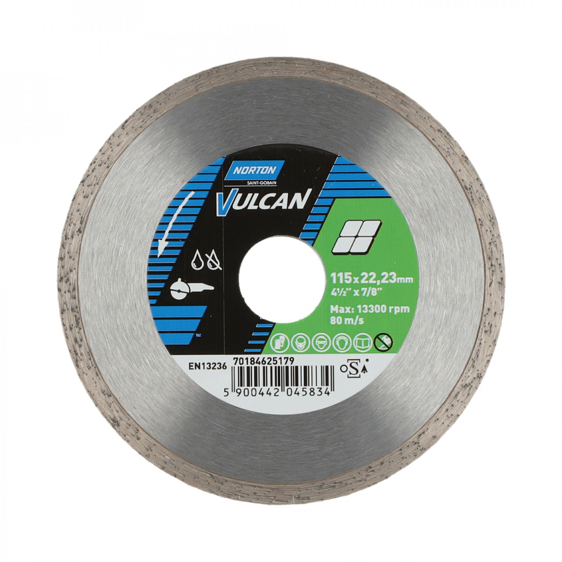 Norton Vulcan Ceramic gyémánt vágókorong Ø115x22,23 mm termék fő termékképe