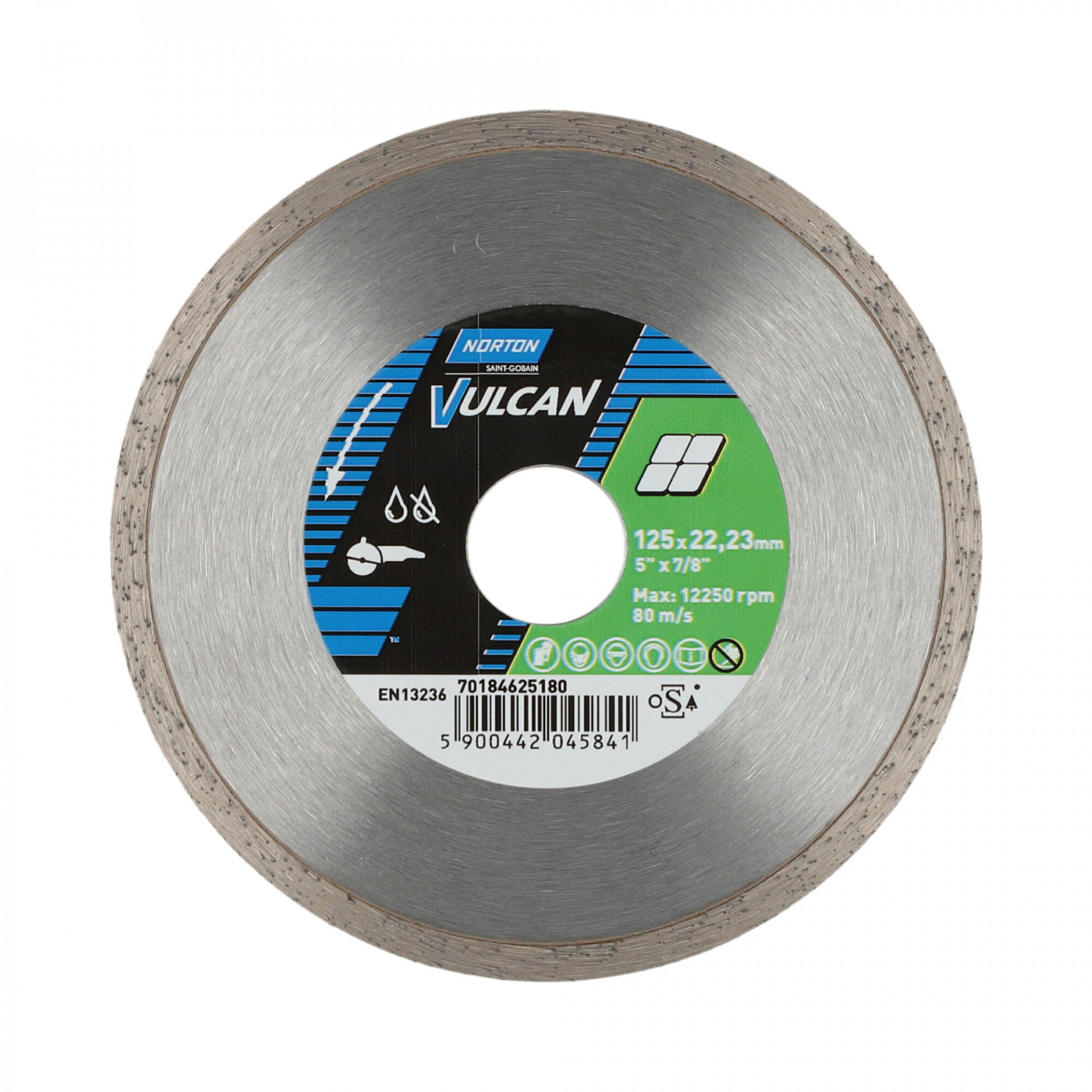 Norton Vulcan Ceramic gyémánt vágókorong Ø125x22,23 mm termék fő termékképe