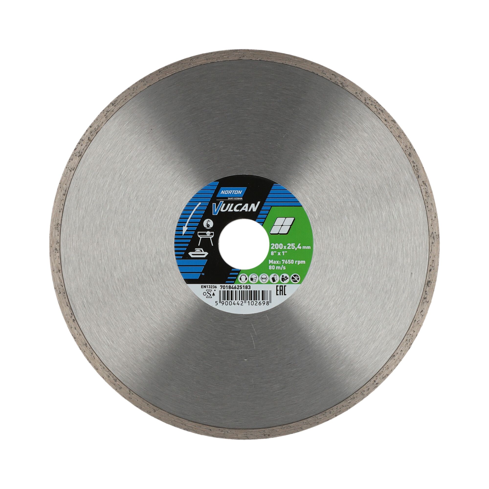 Norton Vulcan Ceramic gyémánt vágókorong Ø200x25,4 mm termék fő termékképe