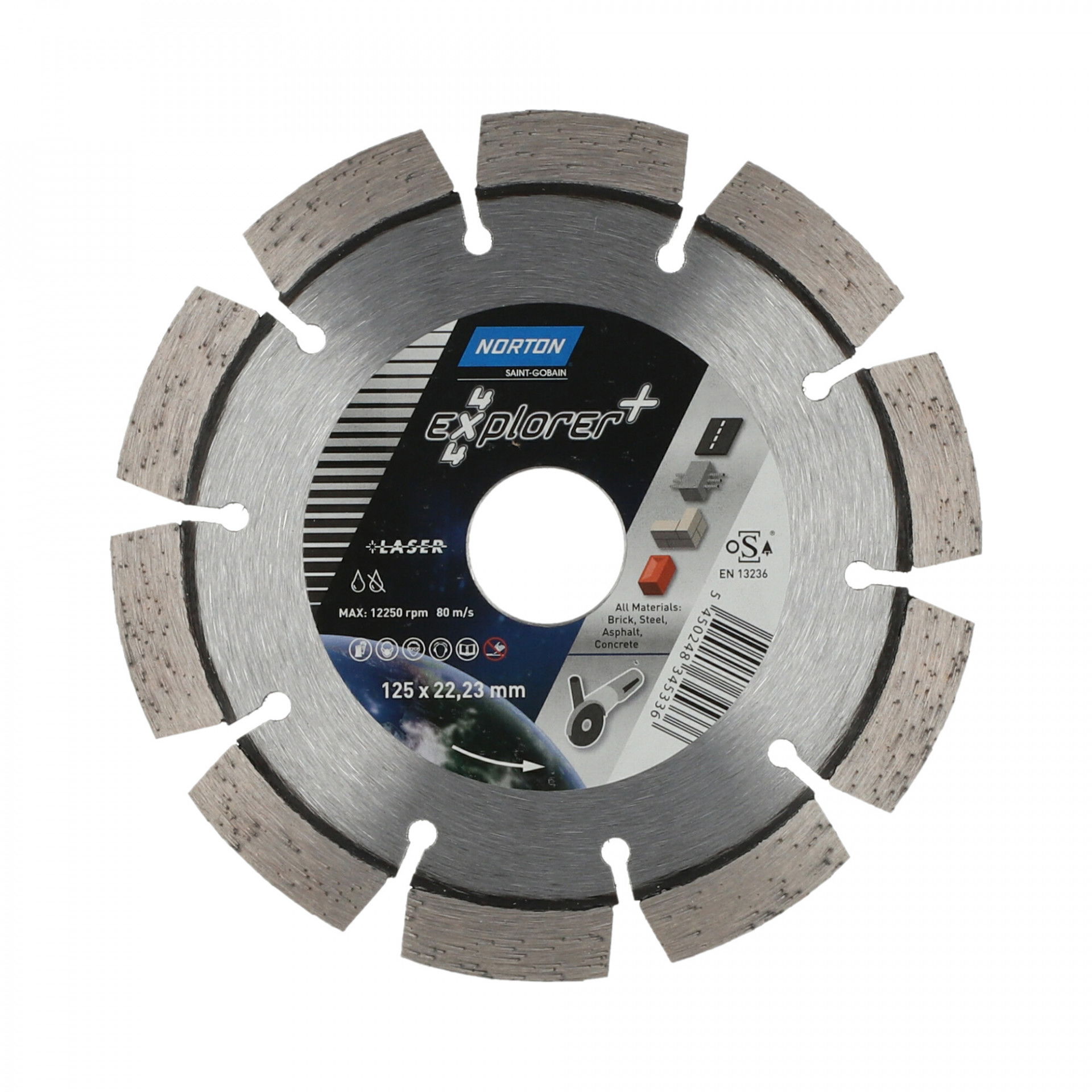 Norton Clipper 4X4 Explorer gyémánt vágókorong Ø125x22,23 mm termék fő termékképe