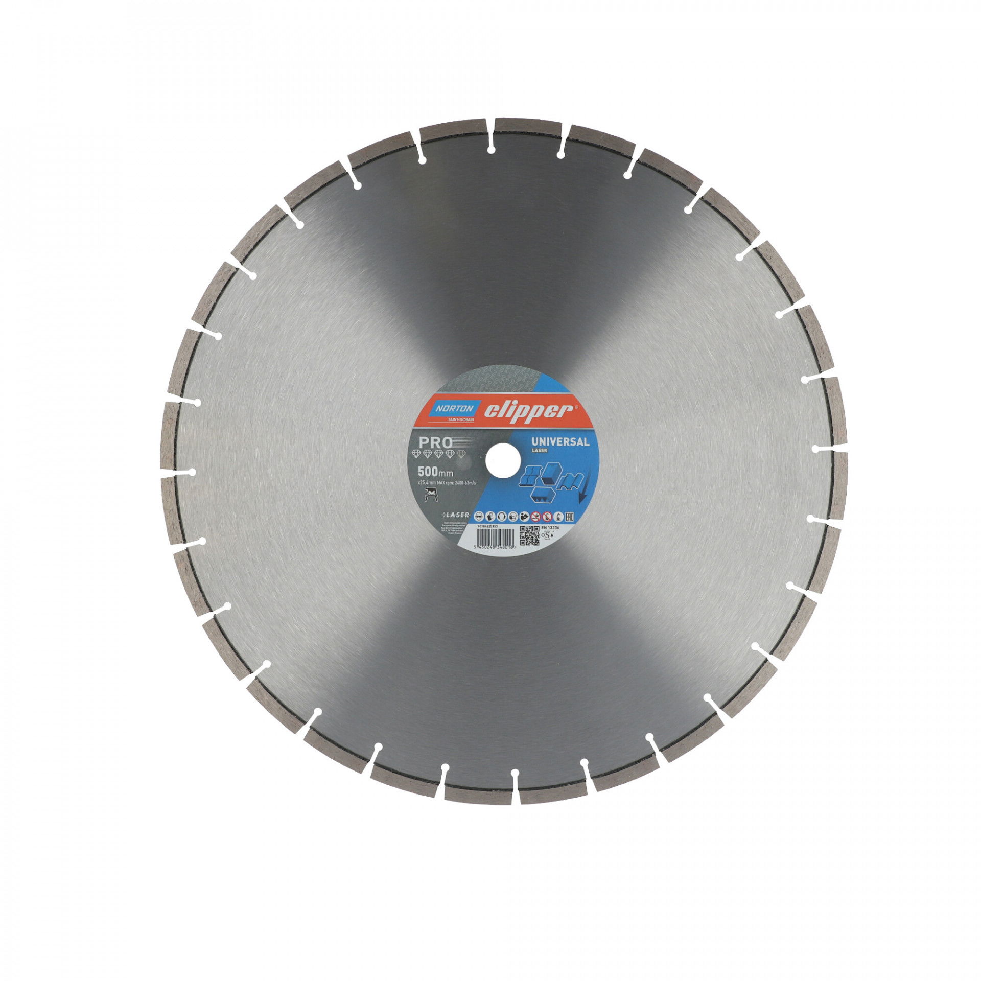 Norton Clipper Pro Universal Laser gyémánt vágókorong Ø500x25,4 mm termék fő termékképe