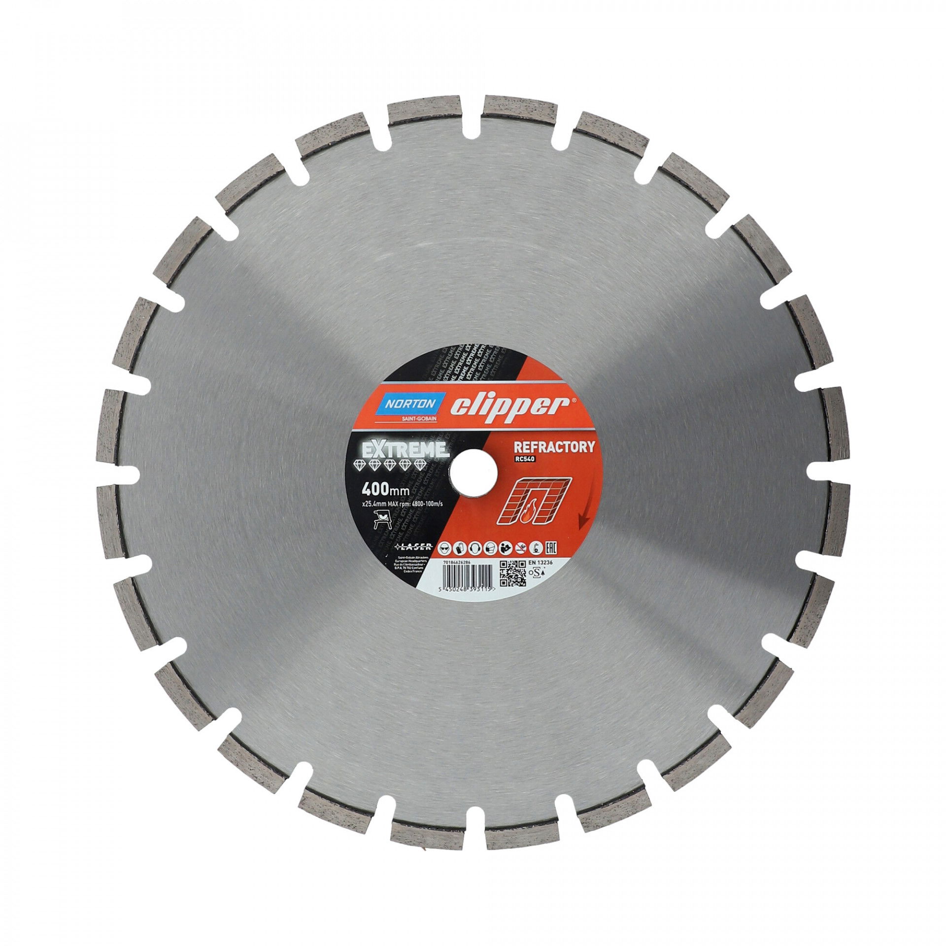 Norton Clipper Extreme RC540 gyémánt vágókorong Ø400x25,4 mm termék fő termékképe