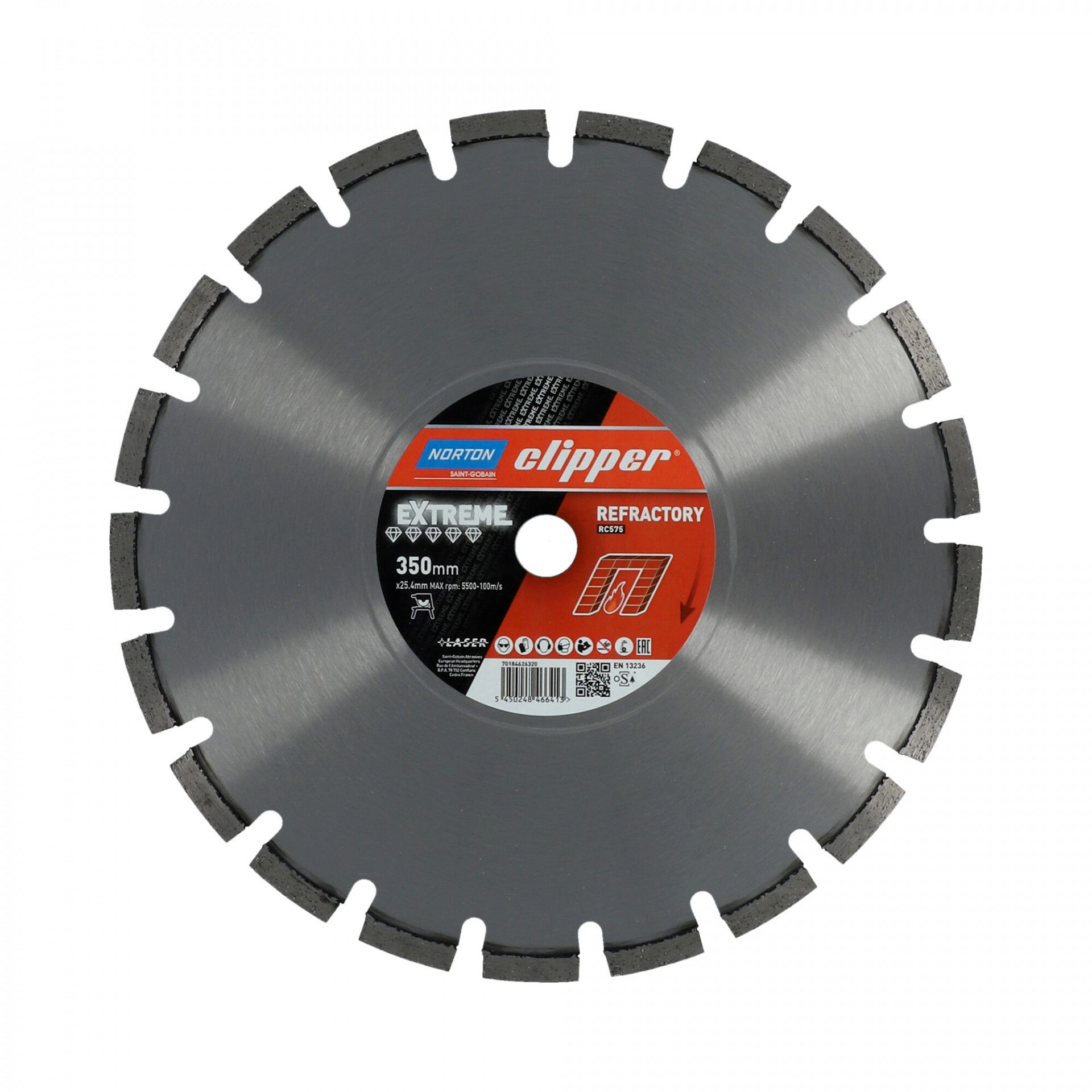 Norton Clipper Extreme RC575 Silencio gyémánt vágókorong Ø450x25,4 mm termék fő termékképe