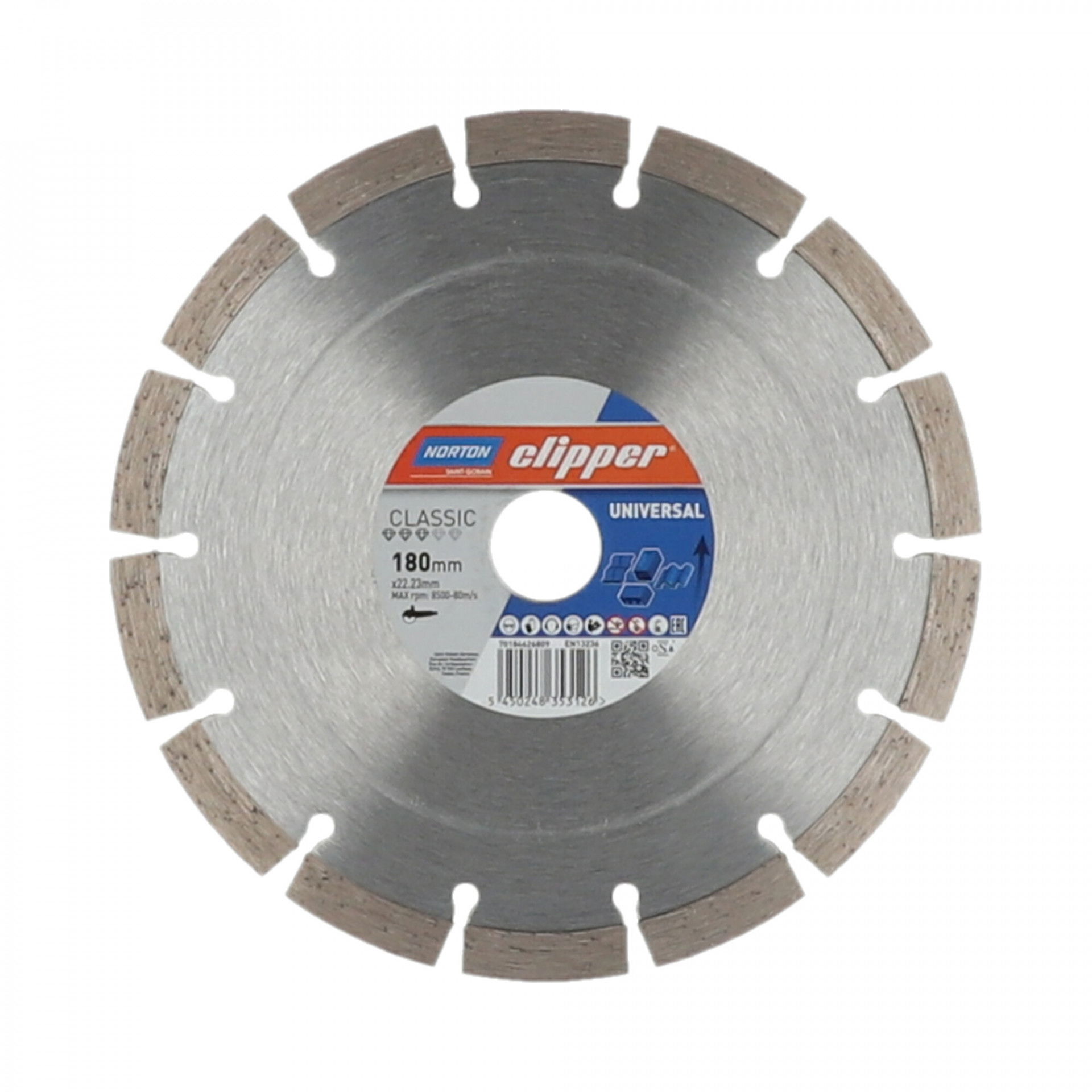 Norton Clipper Classic Universal gyémánt vágókorong Ø180x22,23 mm termék fő termékképe