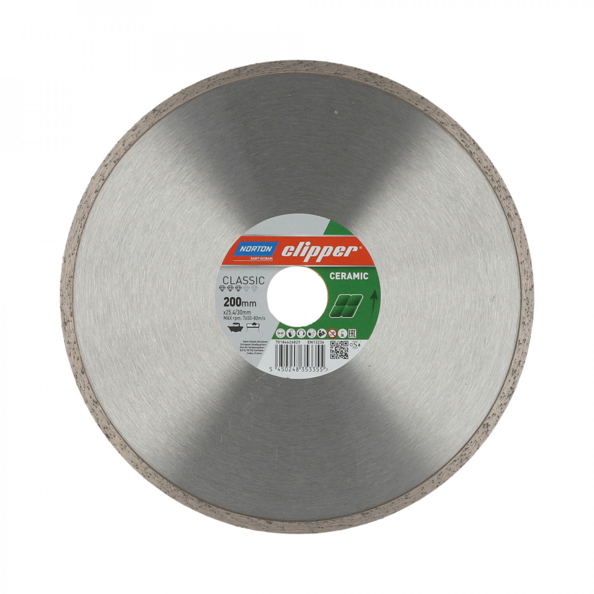 Norton Clipper Classic Ceramic gyémánt vágókorong Ø200x30/25,4 mm termék fő termékképe