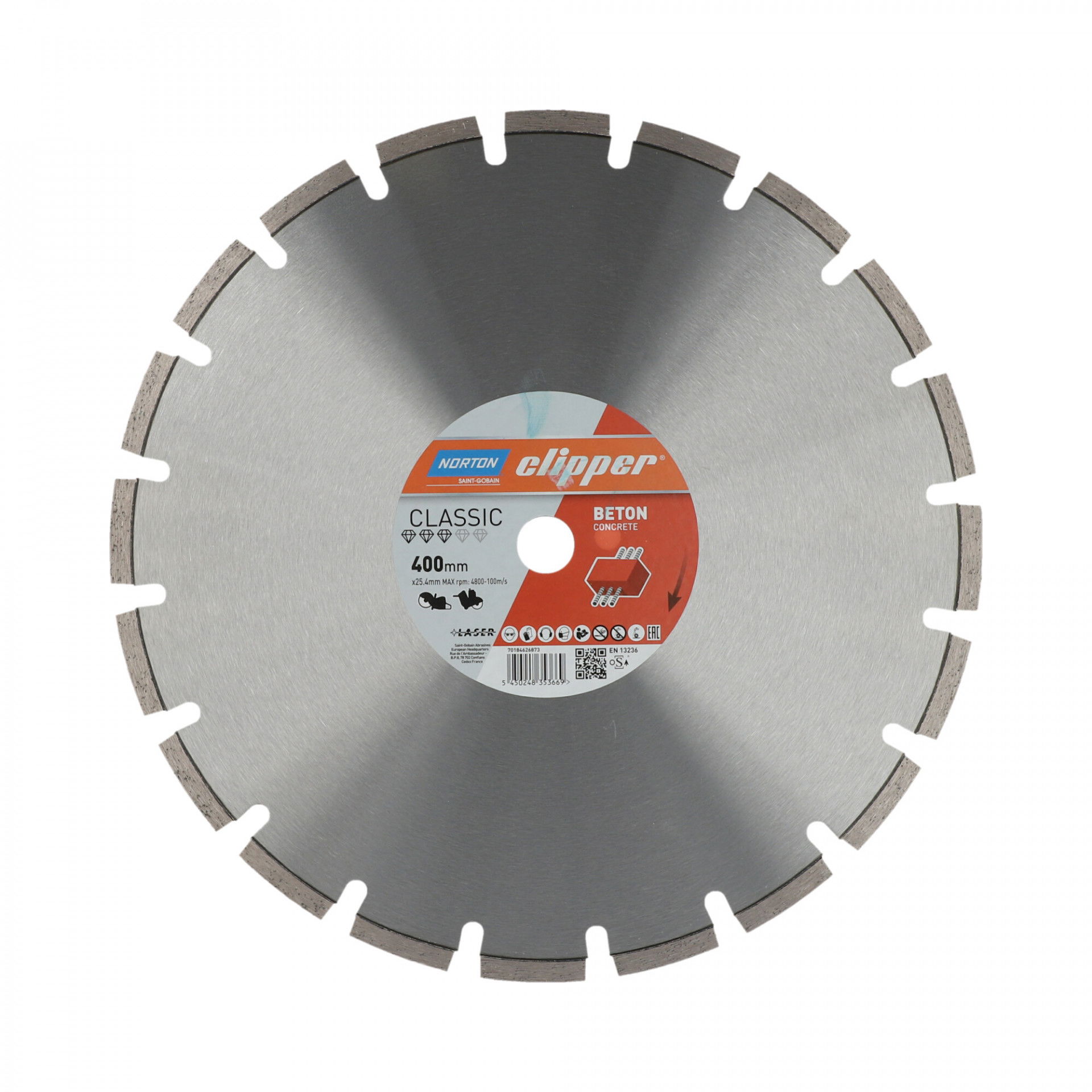 Norton Clipper Classic Beton gyémánt vágókorong Ø400x25,4 mm termék fő termékképe