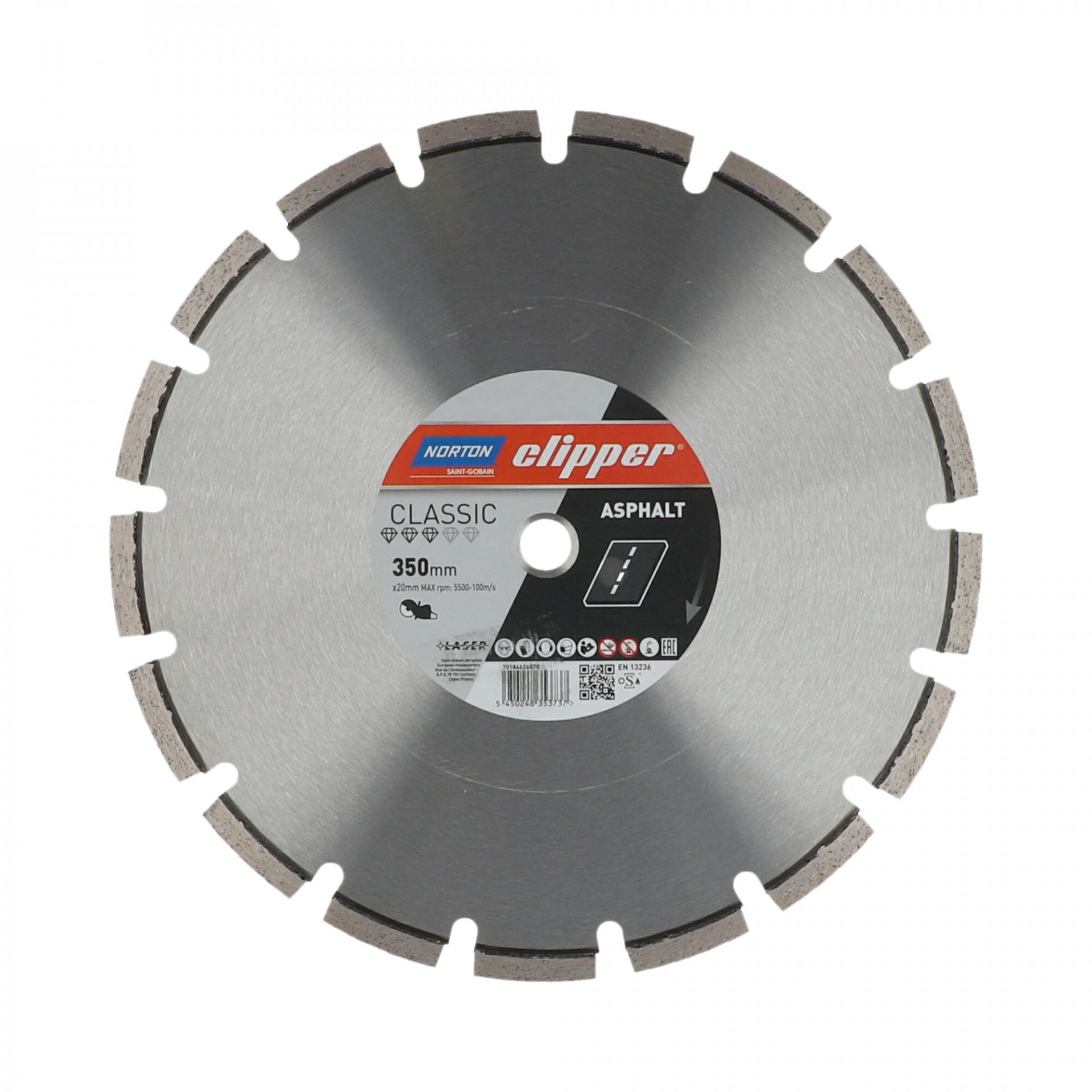 Norton Clipper Classic Asphalt gyémánt vágókorong Ø350x20 mm termék fő termékképe