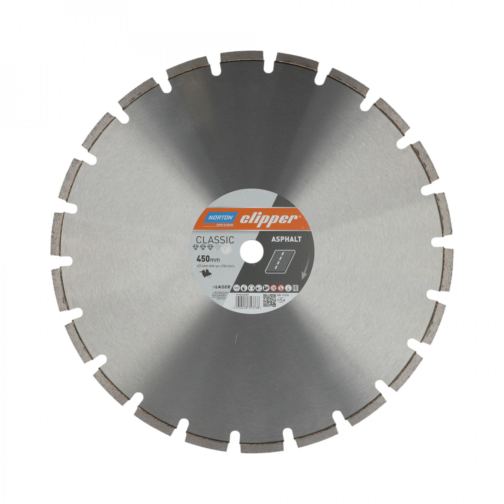 Norton Clipper Classic Asphalt gyémánt vágókorong Ø450x25,4 mm termék fő termékképe