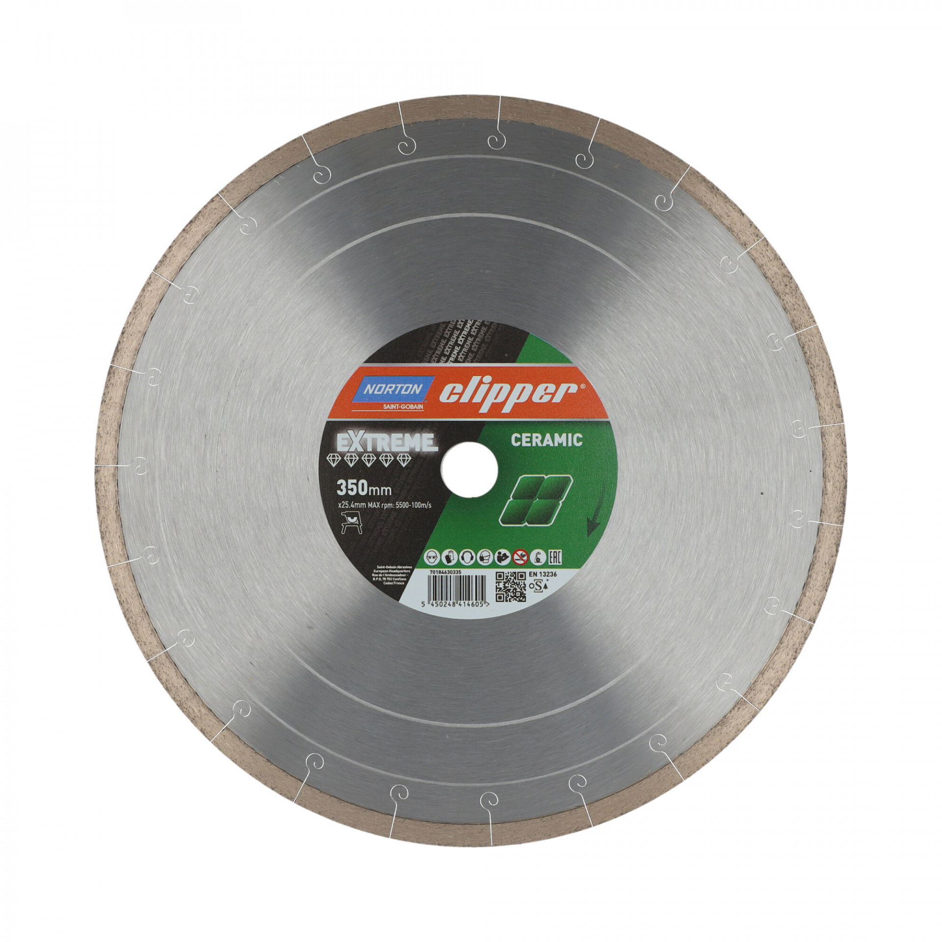 Norton Clipper Extreme Ceramic gyémánt vágókorong Ø350x25,4 mm termék fő termékképe