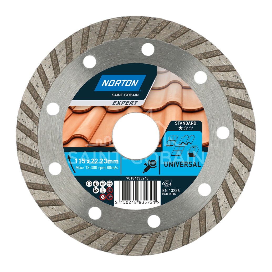 Norton Expert Jet gyémánt vágókorong Ø115x22,23 mm termék fő termékképe