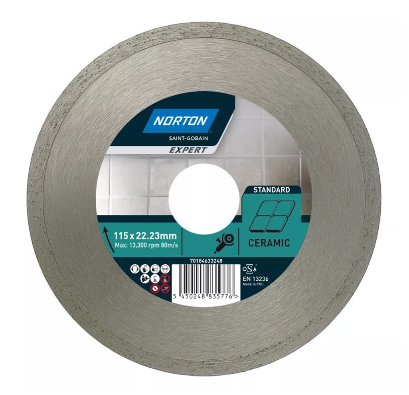Norton Expert Ceramic gyémánt vágókorong Ø115x22,23 mm termék fő termékképe
