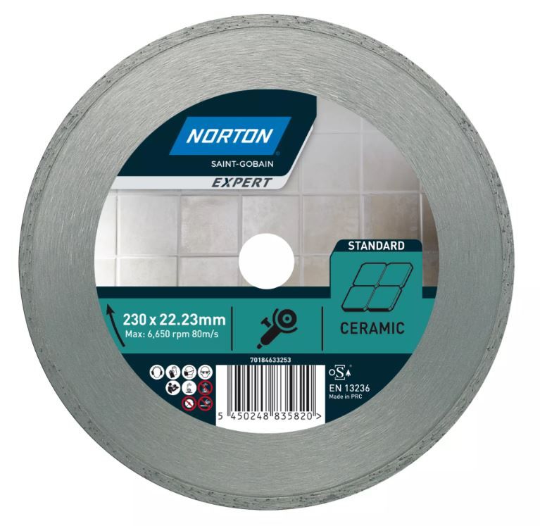Norton Expert Ceramic gyémánt vágókorong Ø230x22,23 mm termék fő termékképe