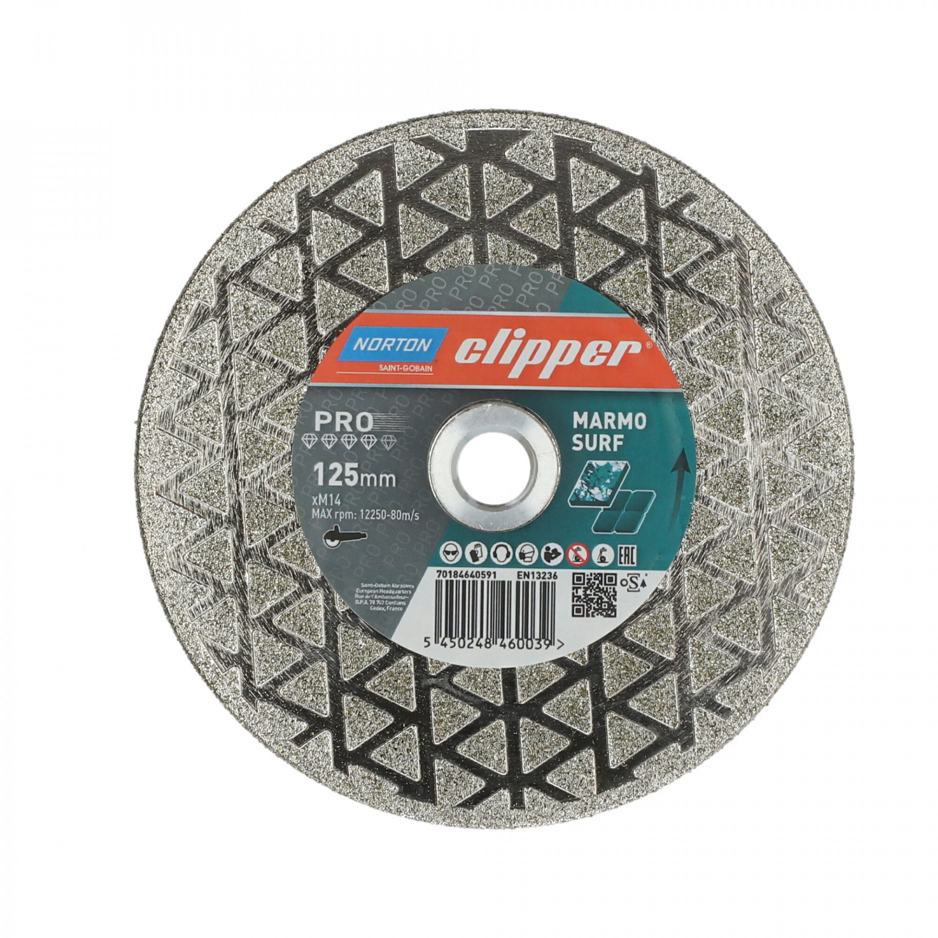 Norton Clipper Pro Marmo Surf gyémánt vágókorong Ø125xM14 mm termék fő termékképe