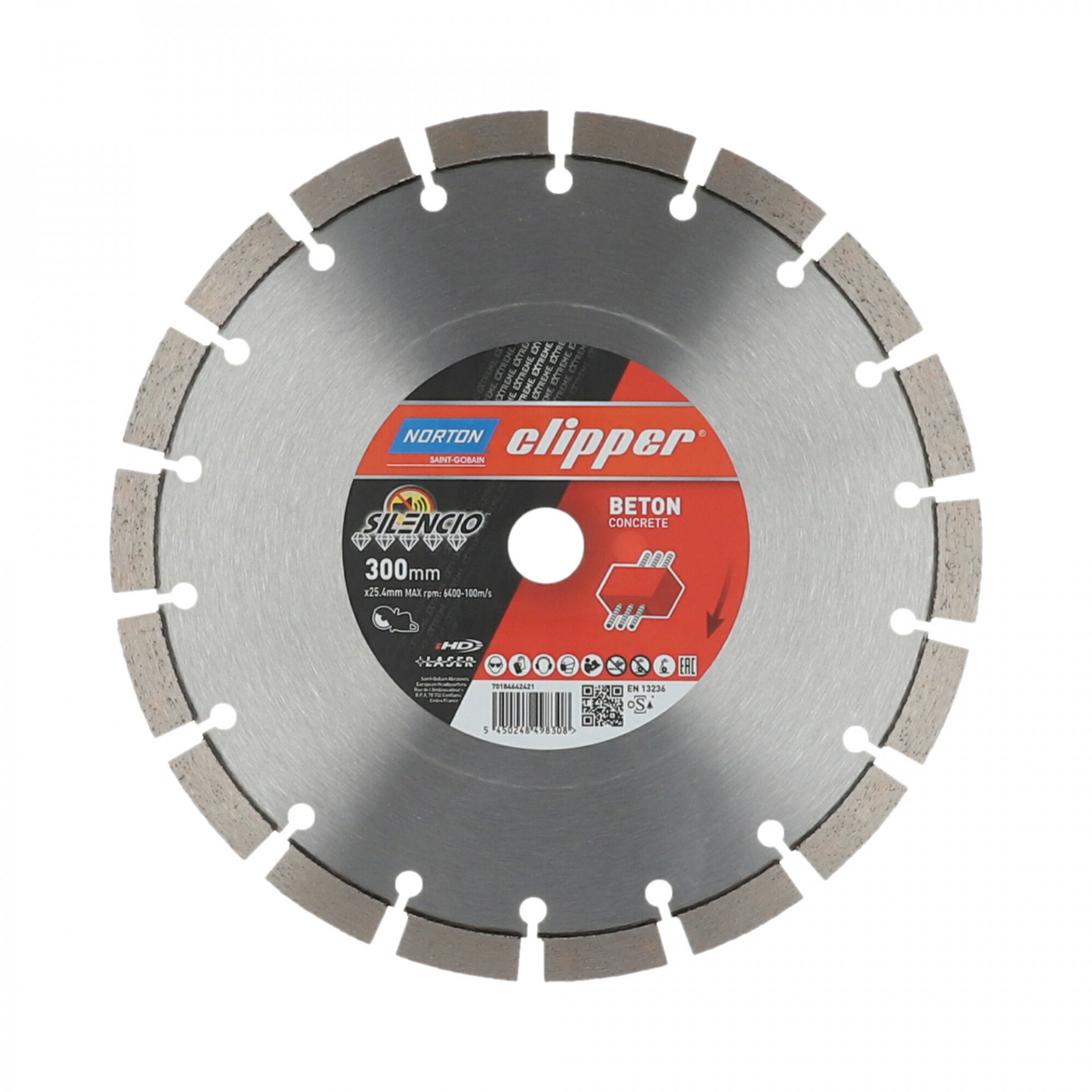 Norton Clipper Extreme Beton Silencio gyémánt vágókorong Ø300x25,4 mm termék fő termékképe