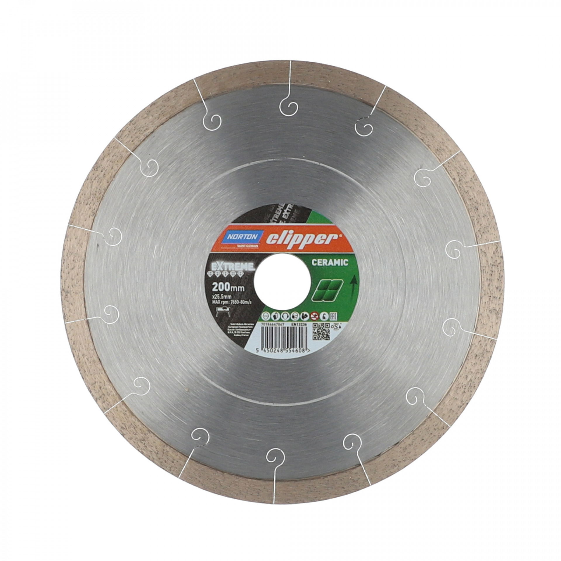 Norton Clipper Extreme Ceramic gyémánt vágókorong Ø200x25,4 mm termék fő termékképe