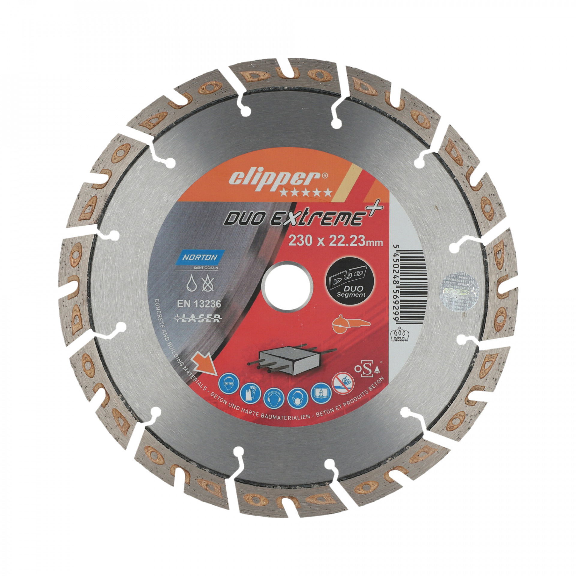 Norton Clipper Extreme Beton gyémánt vágókorong Ø230x22,23 mm termék fő termékképe