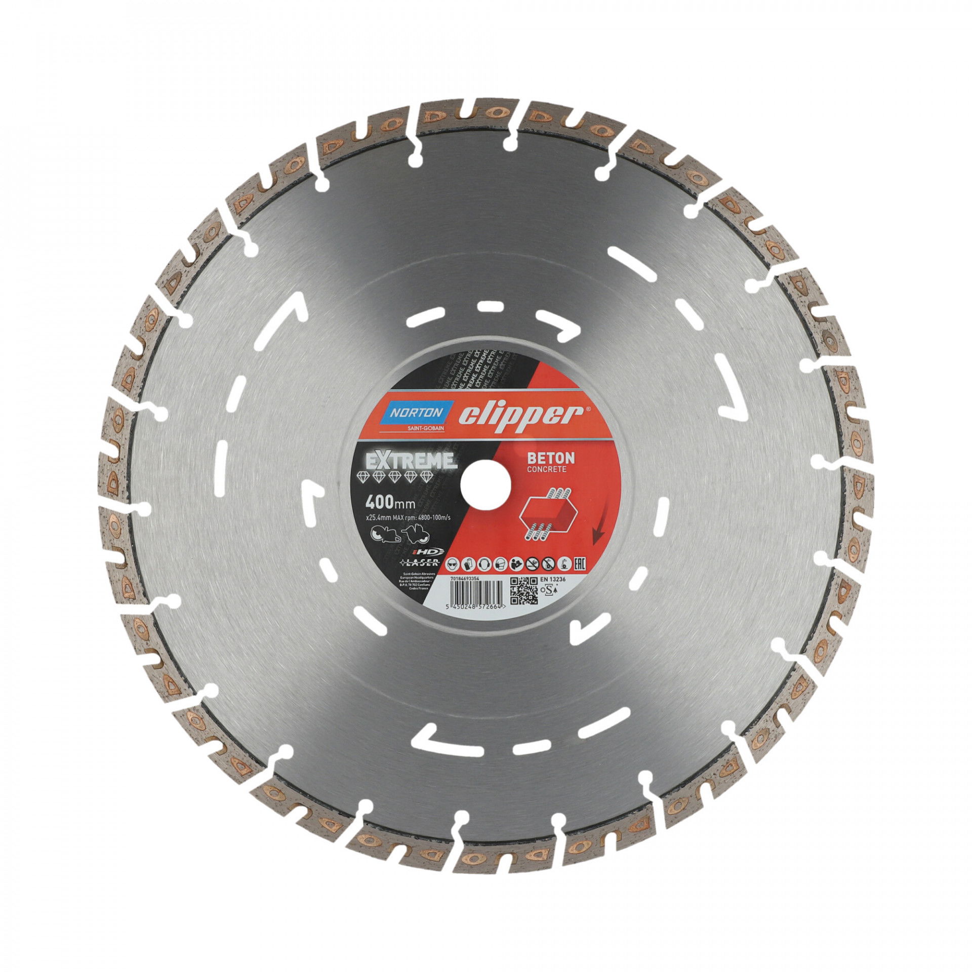 Norton Clipper Extreme Beton gyémánt vágókorong Ø400x25,4 mm termék fő termékképe