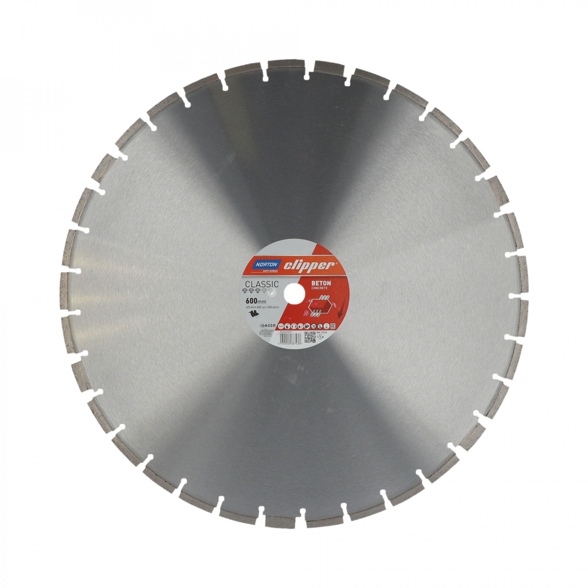 Norton Clipper Classic Beton gyémánt vágókorong Ø600x25,4 mm termék fő termékképe