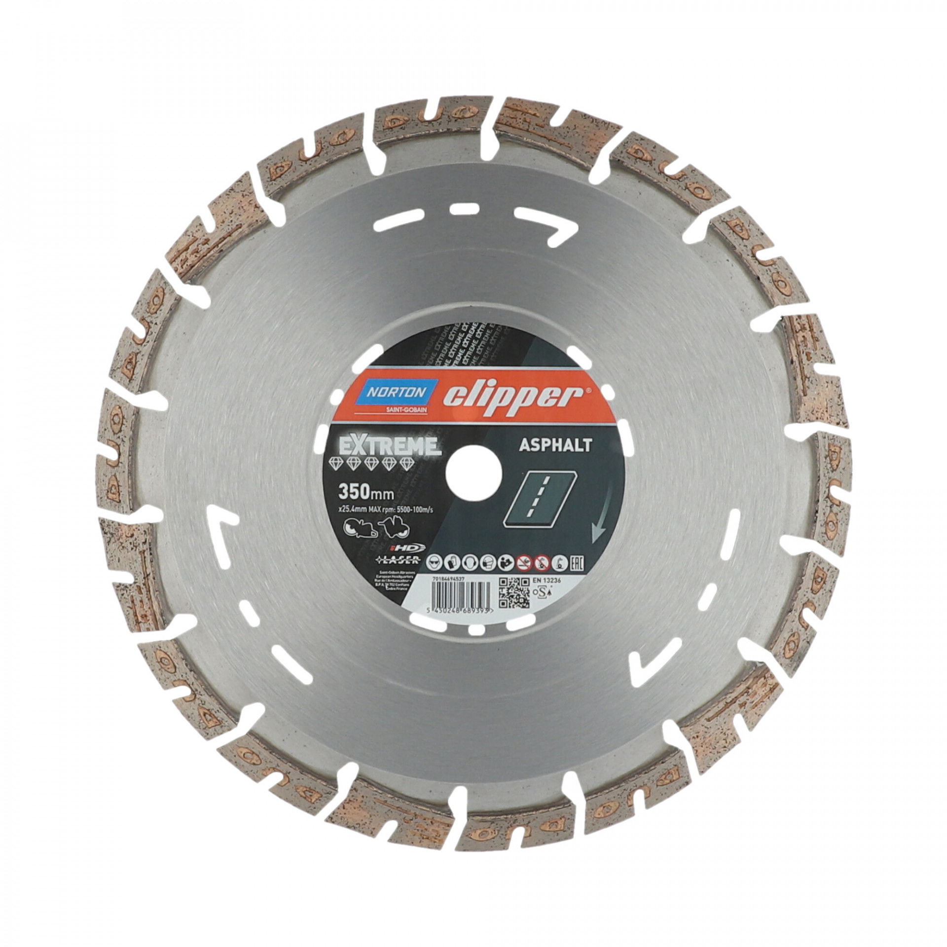 Norton Clipper Extreme Asphalt gyémánt vágókorong Ø350x25,4 mm termék fő termékképe
