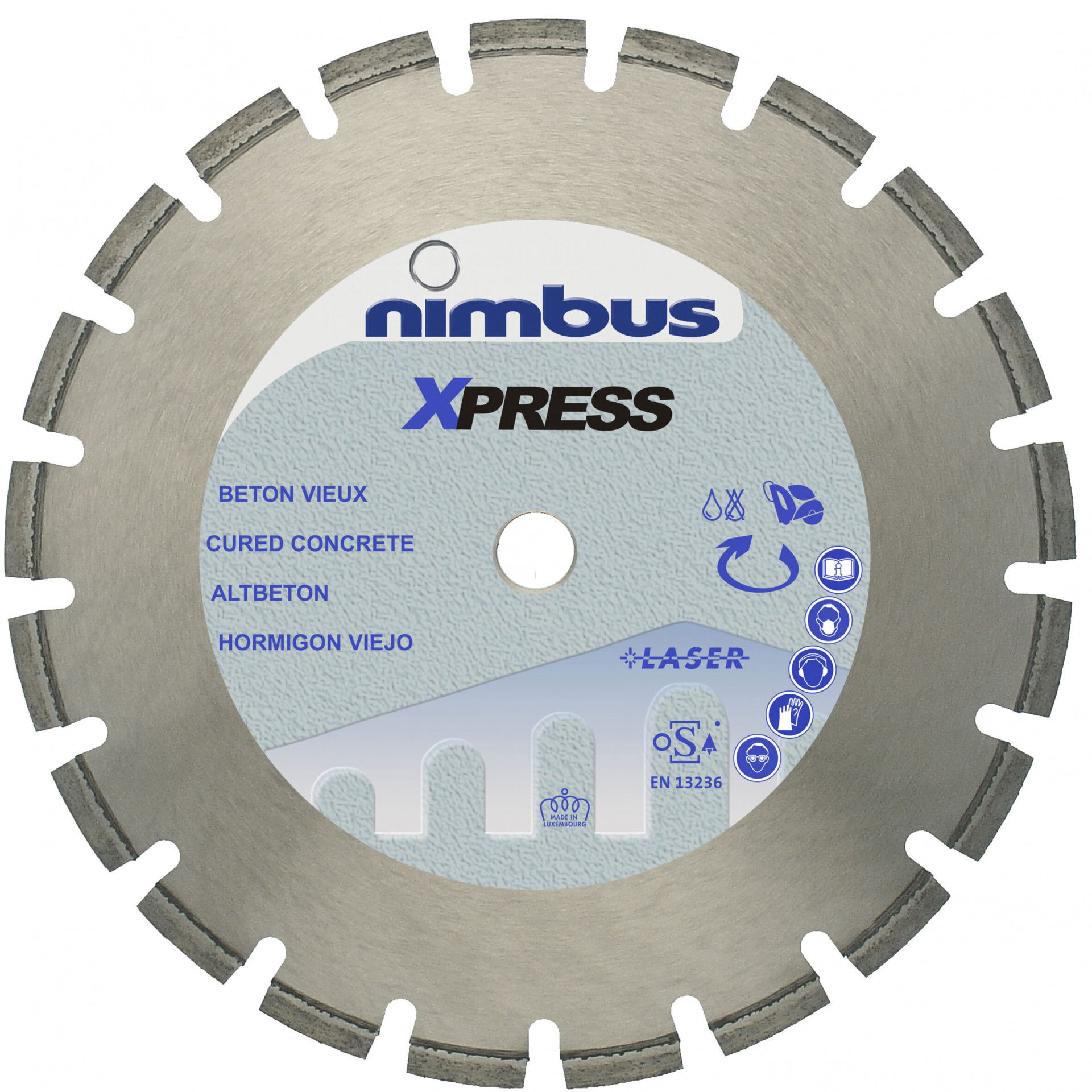 Norton CC Xpress Bricks gyémánt vágókorong Ø600x25,4 mm termék fő termékképe