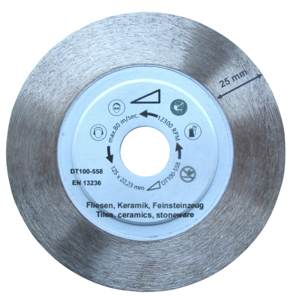 Corax Pro 3925 Tile 25 gyémánt vágókorong Ø125x22,23 mm termék fő termékképe