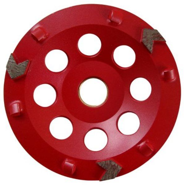 Corax Pro 4006 PCD csiszoló korong kerek vágóél, nyílszegmenssel 6+3 Ø130x25 mm termék fő termékképe