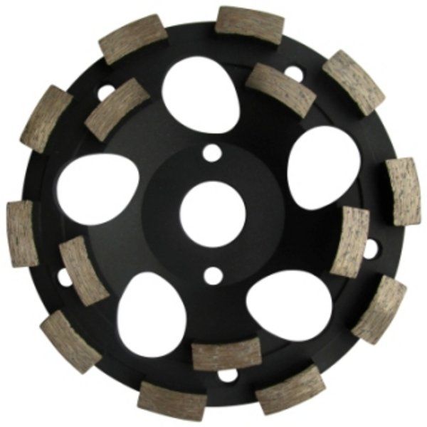 Corax Pro 4307 Kétsoros, rövid fogú esztrich gyémánt csiszoló tárcsa Ø180x22,23 mm termék fő termékképe