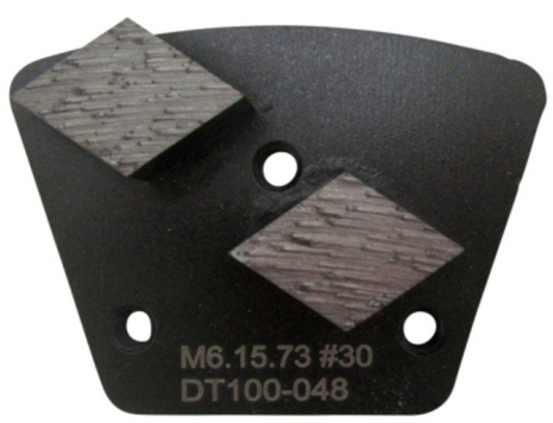 Corax Pro 8506 Gyémánt betoncsiszoló szegmens HCO-rombusz alakú, 3 lyukú, M6, extrém puha, balos 40x10x10 mm P30/HCO termék fő termékképe