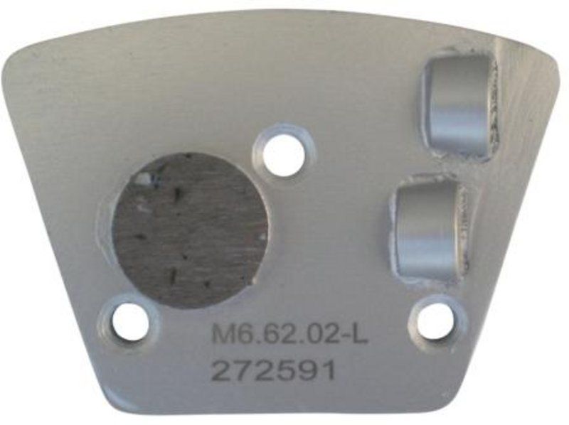 Corax Pro 8506 PCD betoncsiszoló szegmens 3 lyukú, M6, kerek, balos 40x10x10 mm termék fő termékképe