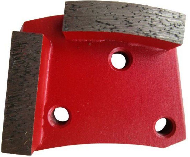 Corax Pro 8508 Gyémánt betoncsiszoló szegmens 3 lyukú, M8/QC, közepes 40x10x10 mm P40 termék fő termékképe