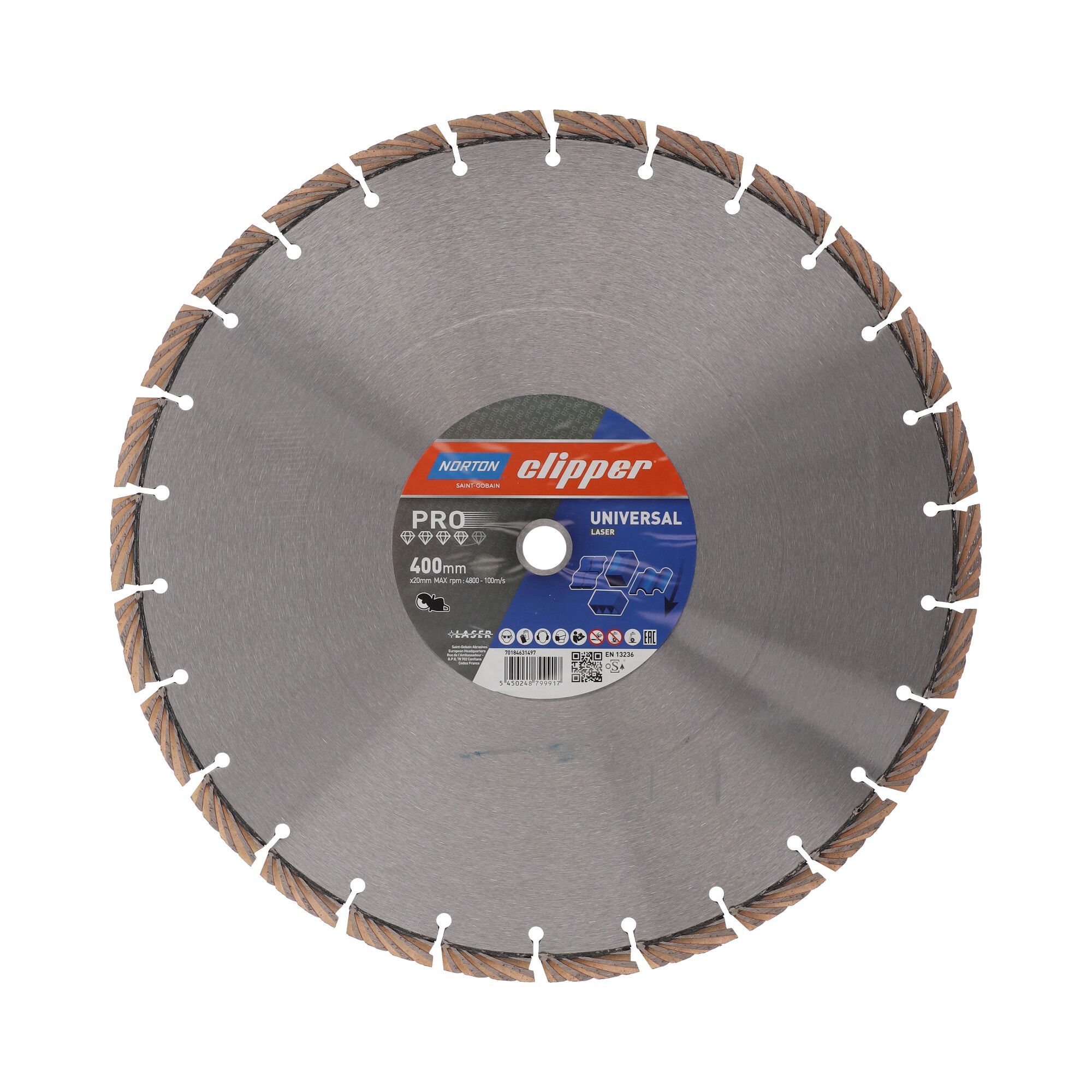 Norton Clipper Pro Universal Laser gyémánt vágókorong Ø400x20 mm termék fő termékképe