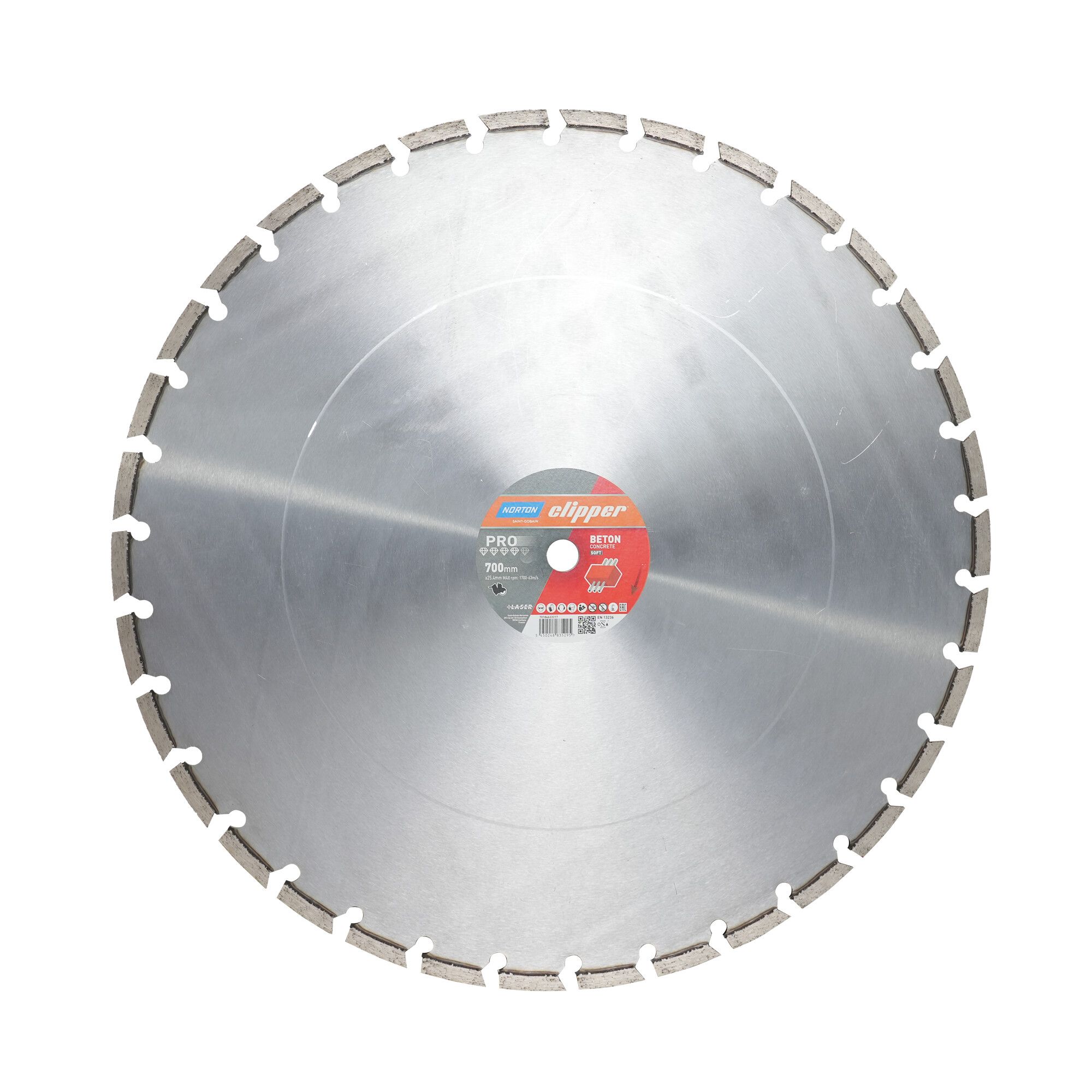 Norton Clipper Pro Beton Soft II gyémánt vágókorong Ø700x25,4 mm termék fő termékképe