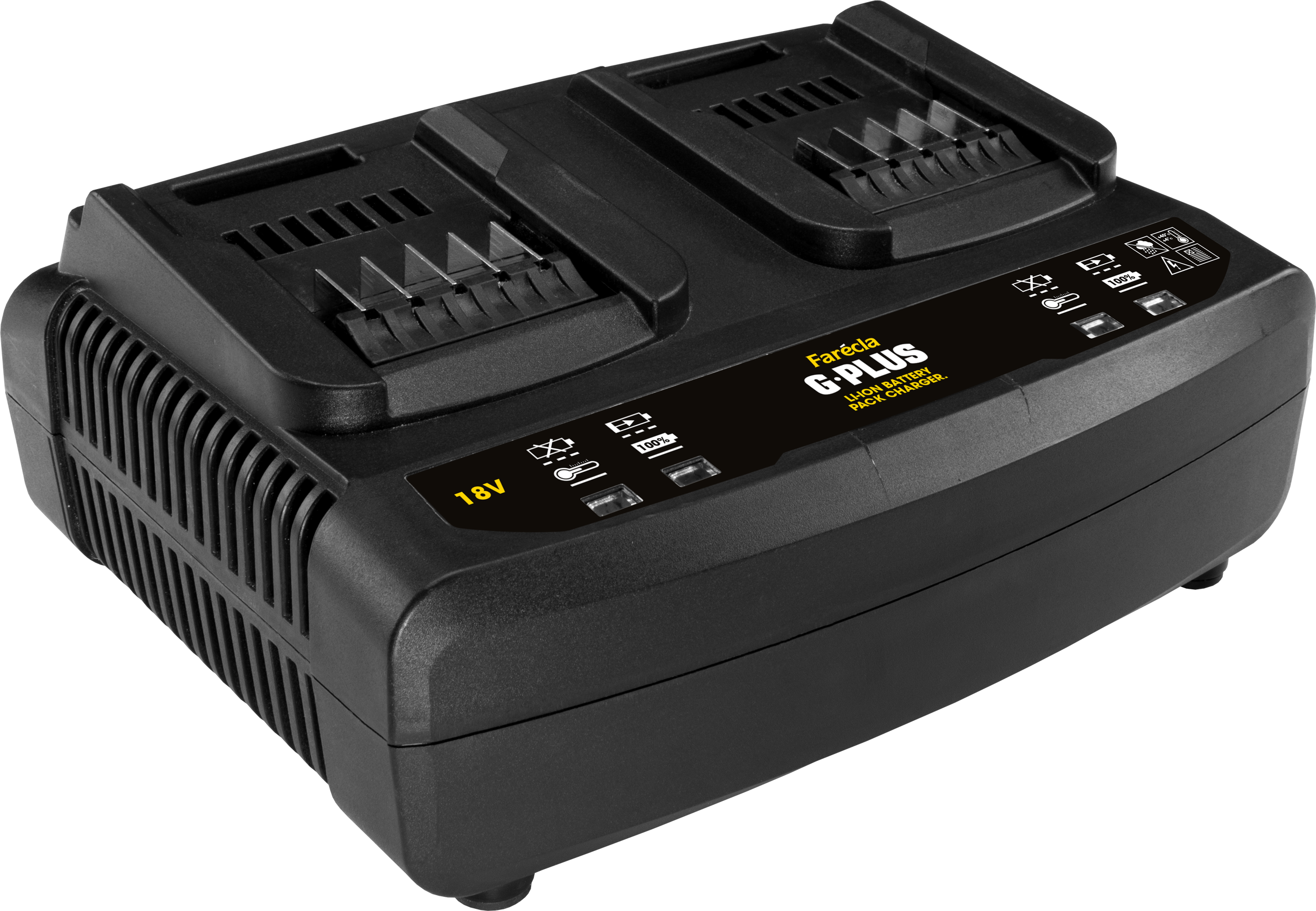 Farécla G Plus 18V Twin Bay akkumulátor töltő termék fő termékképe